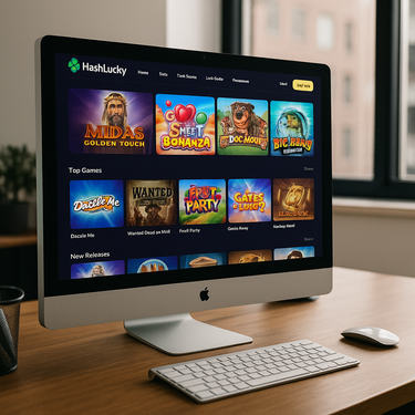 HashLucky - Desktop Interface - Clean en Intuïtief Design